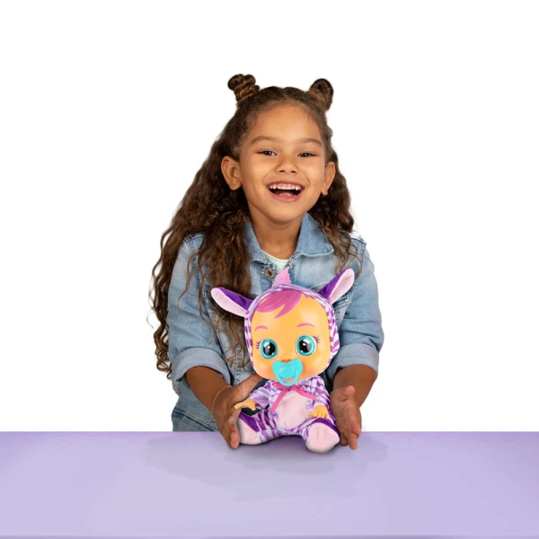 CRY BABIES - INTERACTIVE BABY DOLL CRIES REAL TEARS - ZENA ZEBRA