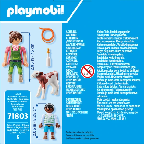 PLAYMOBIL DUOPACK ΑΓΡΟΤΙΣΣΑ ΚΑΙ ΠΑΙΔΑΚΙ ΜΕ ΜΟΣΧΑΡΑΚΙ