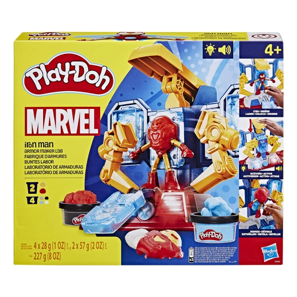 PLAY-DOH PLAYSET IRON MAN ARMOR MAKER LAB