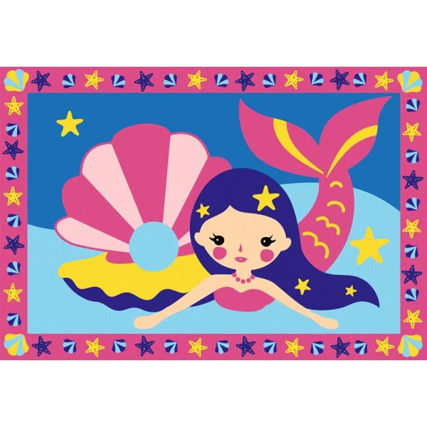 RAVENSBURGER PAINTING BY NUMBERS CREART JUNIOR MERMAIDS