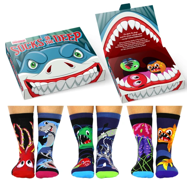KIDS SOCKS No 30.5-38.5 SET 6 pieces DEEP