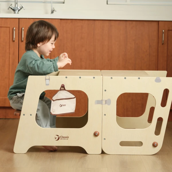 CLASSIC WORLD WOODEN LEARNING TOWER