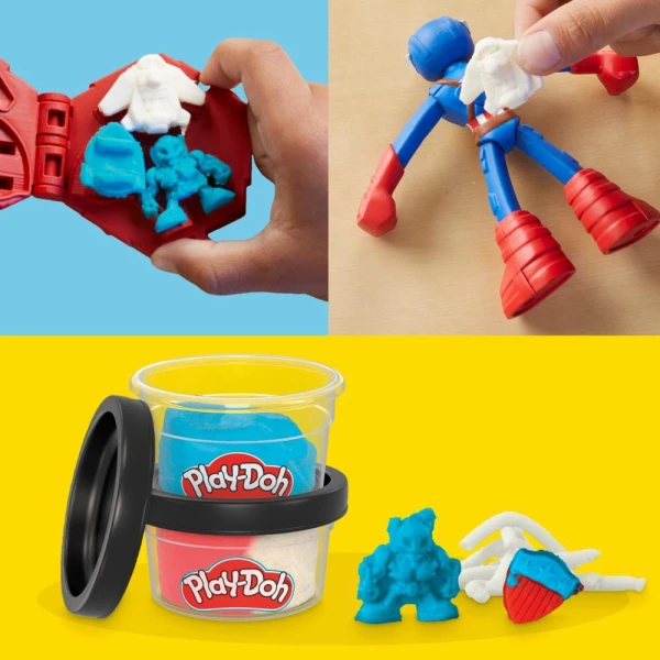 PLAY-DOH PLAYSET CAPTAIN AMERICA STAMPING SHIELD