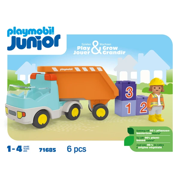 PLAYMOBIL JUNIOR DUMP TRUCK