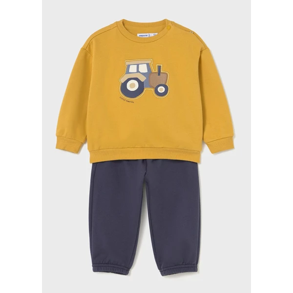 MAYORAL TRACKSUIT SWEATSHIRT TROUSERS MUSTARD 