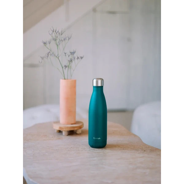 QWETCH ΑΝΟΞΕΙΔΩΤΟ ΜΠΟΥΚΑΛΙ 500ml MATT EMERALD GREEN