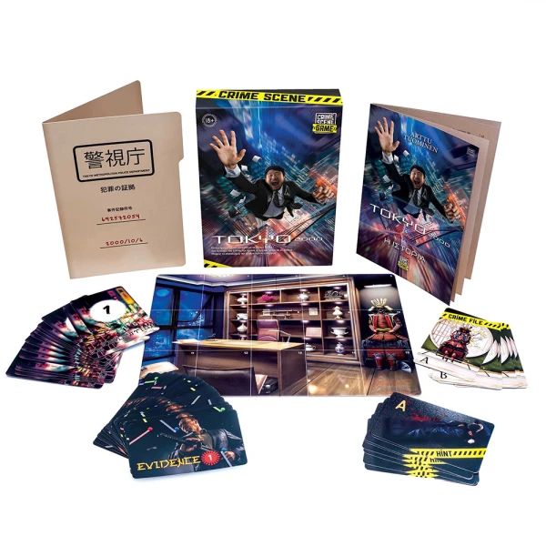 AS GAMES BOARD GAME CRIME SCENE TOKYO 2000 FOR AGES 18+ AND 1+ PLAYERS