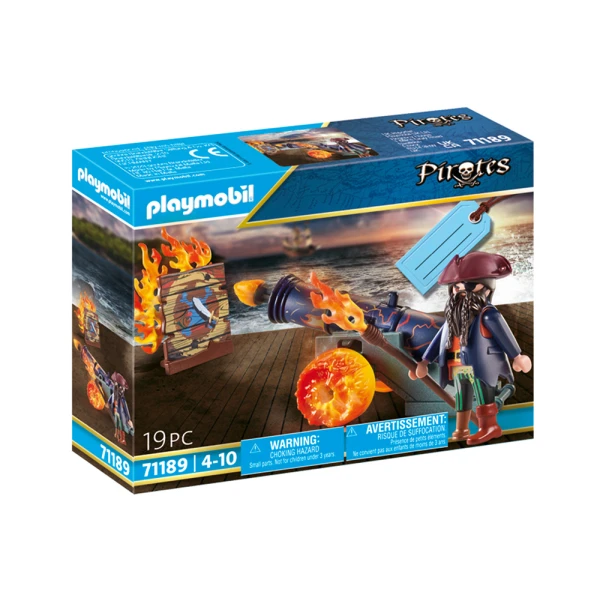 PLAYMOBIL PIRATES GIFT SET PIRATE WITH CANNON