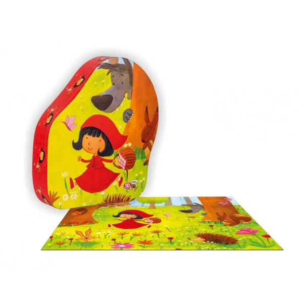 50-50 GAMES PUZZLE RED RIDING HOOD 24 PCS.