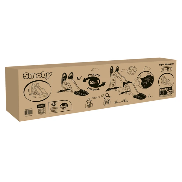 SMOBY LIFE TOBOGGAN SUPER MEGAGLISS SLIDE