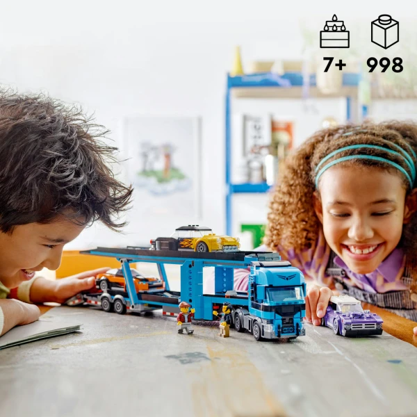 LEGO® CITY CAR TRANSPORTER TRUCK WITH SPORTS CARS