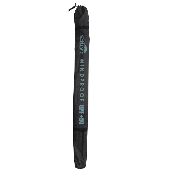 SOLART SUN UMBRELLA 200/8 METAL FRAME 28/32mm - LIGHT BLUE