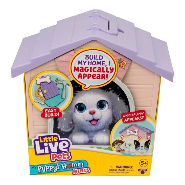 LITTLE LIVE PETS MY PUPPY\'S HOME WITH SURPRISE PUPPY - 2 DESIGNS