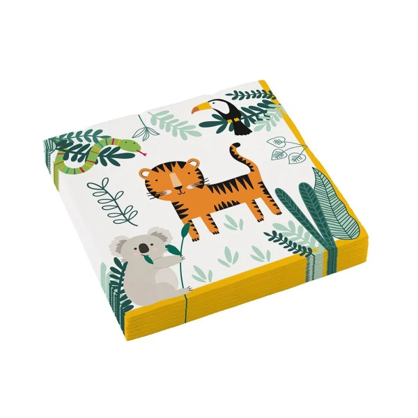 NAPKINS 33 cm 16 pcs GET WILD