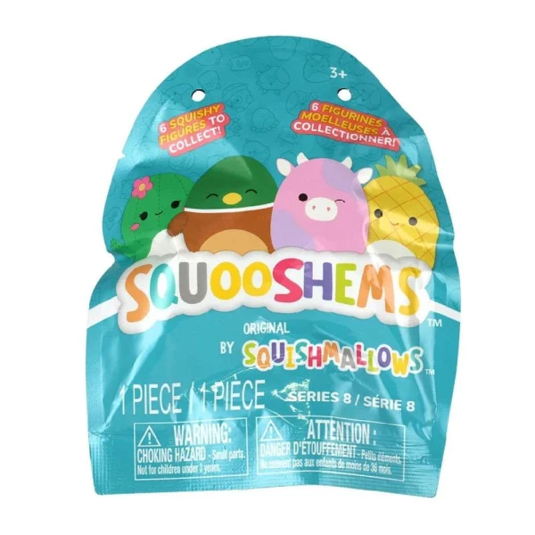 SQUISHMALLOWS - SQUOOSHEMS - BLIND ΣΑΚΟΥΛΑΚΙ ΜΕ ΖΟΥΛΗΧΤΗ ΦΙΓΟΥΡΑ ΕΚΠΛΗΞΗ 6 κ. - CORE FAVORITES