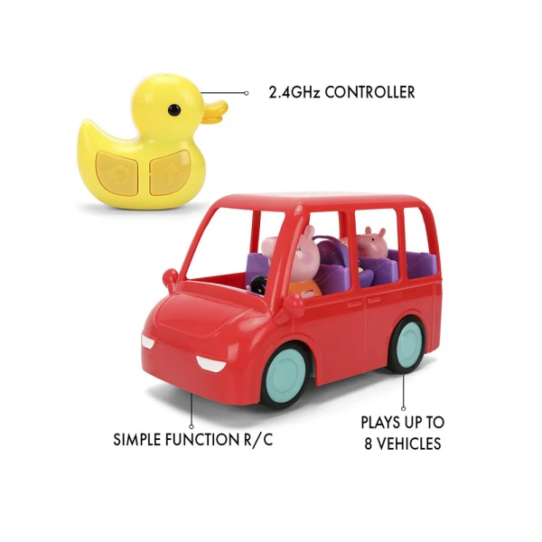 JADA REMOTE CONTROL CAR PEPPA PIG FAMILY CAR