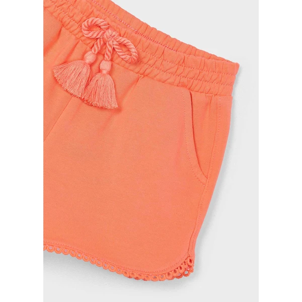 MAYORAL SHORTS SWEATER BASIC TANGERINE 