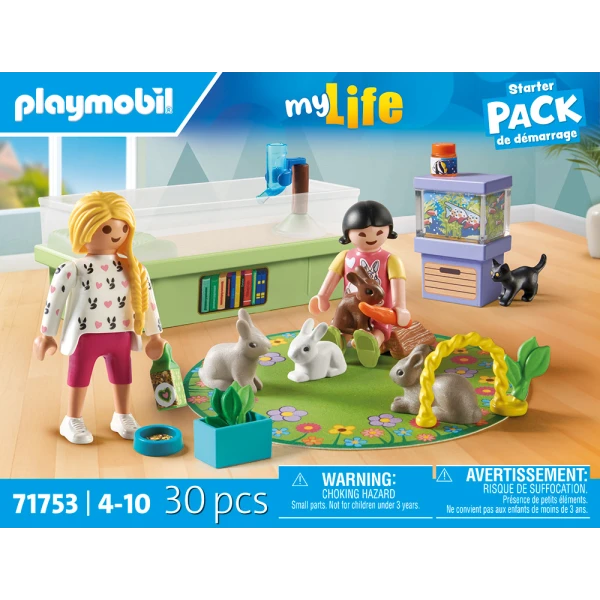 PLAYMOBIL MY LIFE STARTER PACK RABBIT FAMILY