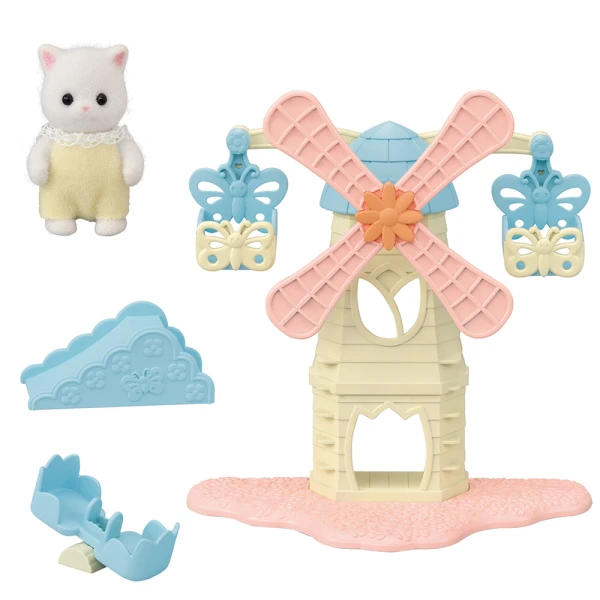 THE SYLVANIAN FAMILIES BABY WINDMILL PARK 5526