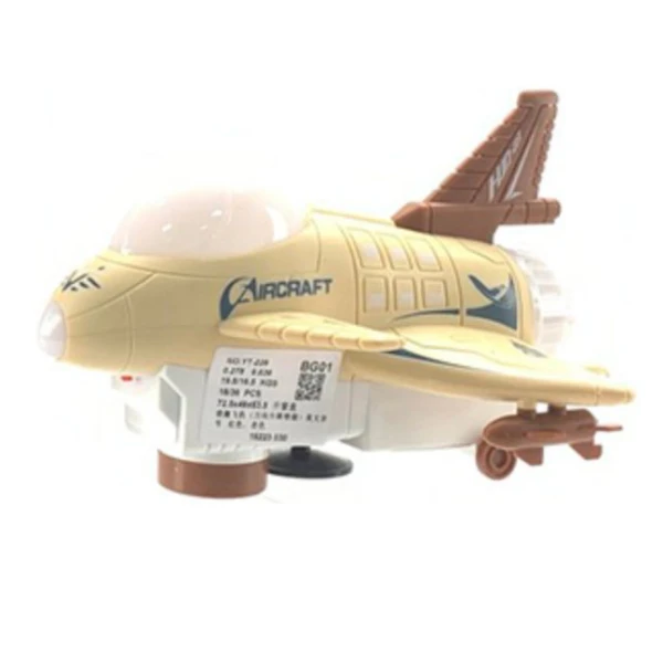 PLANE WITH LIGHTS AND SOUNDS - BEIGE