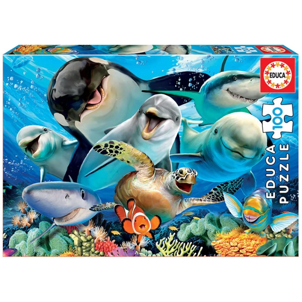EDUCA ΠΑΖΛ 100 τεμ. UNDERWATER SELFIE