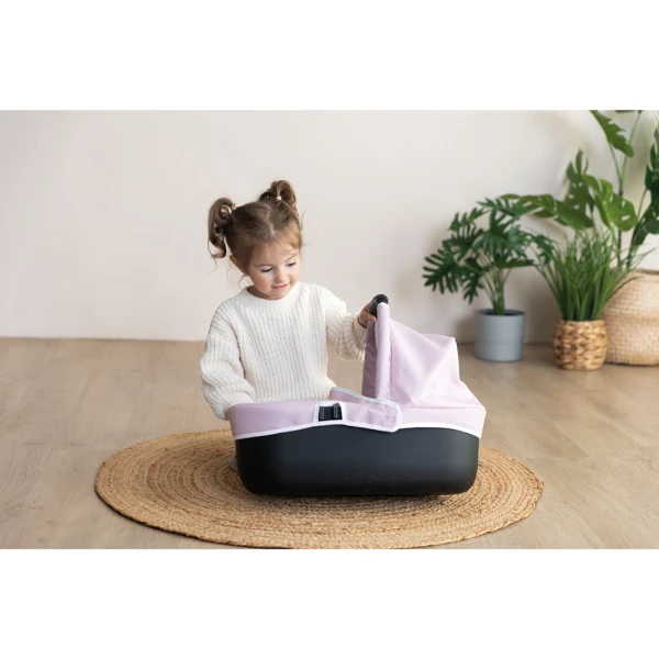 SMOBY MAXI COSI ΠΟΡΤ-ΜΠΕΜΠΕ ΚΑΙ ΚΑΡΟΤΣΙ ΚΟΥΚΛΑΣ ΡΟΖ