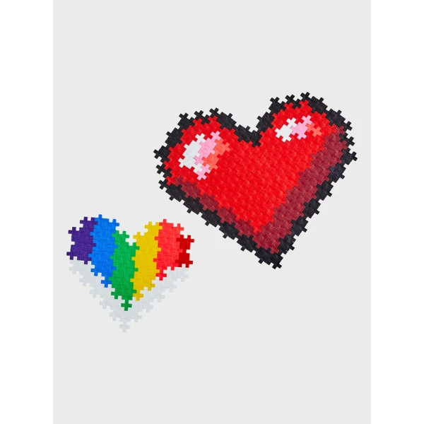 PLUS PLUS PUZZLE BY NUMBER HEARTS 250 pcs.