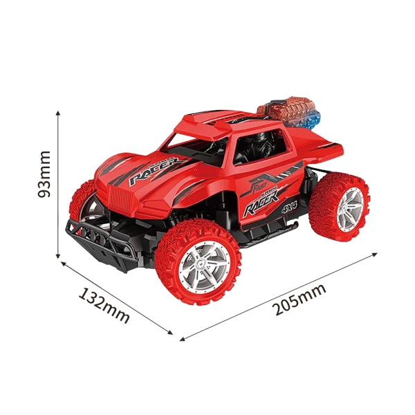 REMOTE CONTROLLED BUGGY CAR WITH USB 40MHZ WITH EXHAUST EFFECT - RED