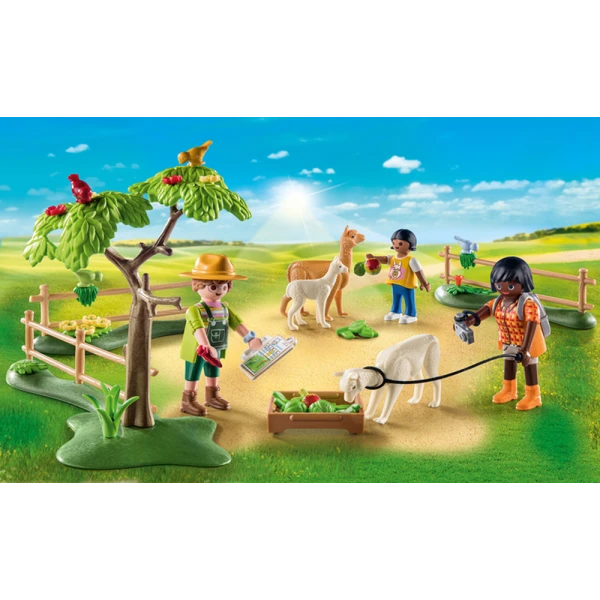 PLAYMOBIL COUNTRY ALPACA HIKE