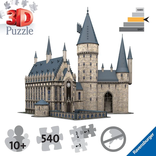 RAVENSBURGER 3D ΠΑΖΛ MAXI 540 τεμ. HARRY POTTER ΚΑΣΤΡΟ HOGWARTS