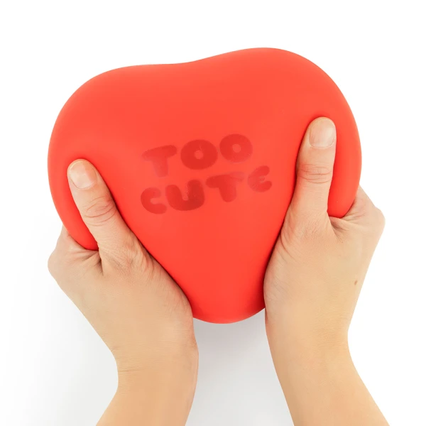 KEYCRAFT JUMBO SQUISHY HEARTS - 3 COLORS