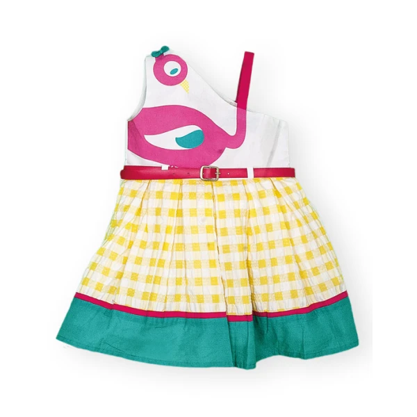 IN TIME BEBE DRESS PRINTED