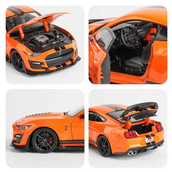 MAISTO 1:24 SPECIAL EDITION 2020 FORD MUSTANG SHELBY GT500 ORANGE