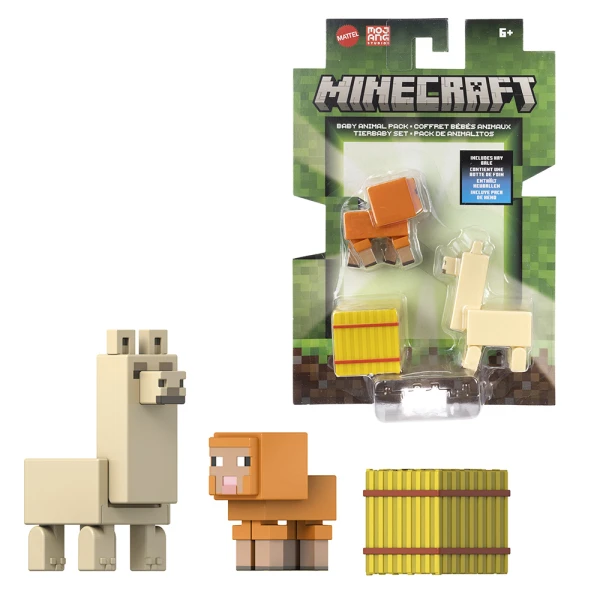 MINECRAFT FIGURES 8 cm - BABY ANIMAL PACK