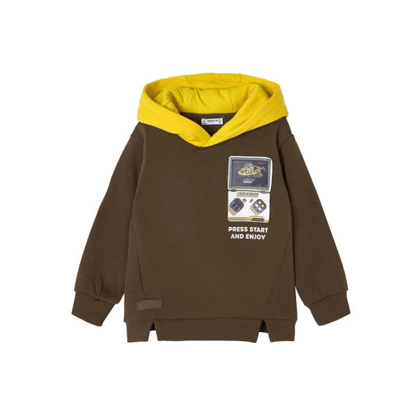 MAYORAL SWEATSHIRT PLAY INTERACTIVE MOCHA