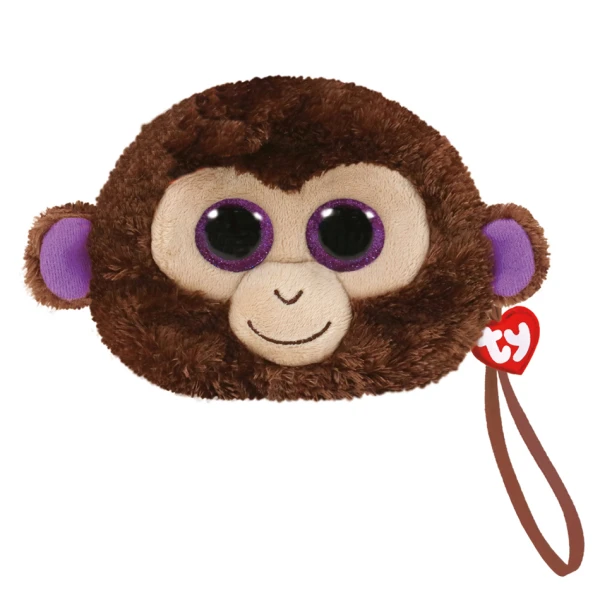 TY FASHION COCONUT PLUSH WRISTLET MONKEY BROWN