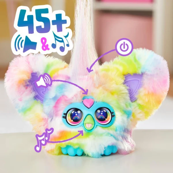 ΔΙΑΔΡΑΣΤΙΚΟ ΠΑΙΧΝΙΔΙ FURBY FURBLETS ZEE-BAH RAINBOW ZEBRA