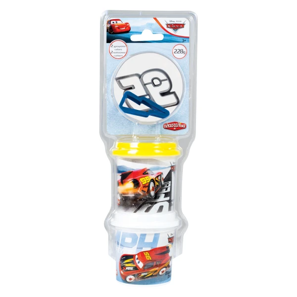AS ΠΛΑΣΤΕΛΙΝΗ DISNEY CARS 2 ΒΑΖΑΚΙΑ ΜΕ ΚΑΠΑΚΙΑ ΚΑΛΟΥΠΑΚΙΑ ΚΑΙ 2 ΚΟΦΤΕΣ 228GR ΓΙΑ 3+ ΧΡΟΝΩΝ