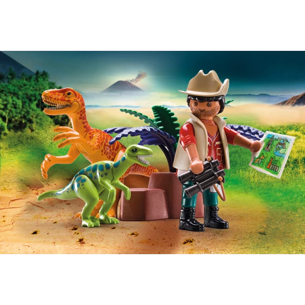 PLAYMOBIL DINOS - MAXI ΒΑΛΙΤΣΑΚΙ ΕΞΕΡΕΥΝΗΤΗΣ ΚΑΙ ΔΕΙΝΟΣΑΥΡΟΙ