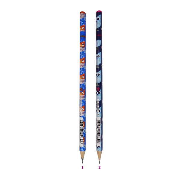 MAJEWSKI PENCIL FANCY OWLIE HB - 2 DESIGNS