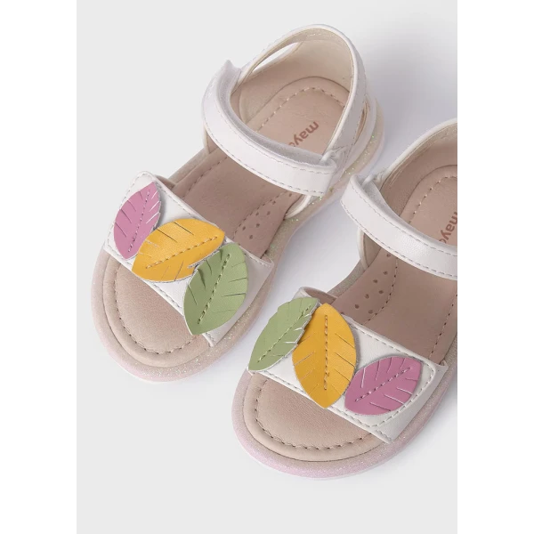 MAYORAL SANDALS LEAVES WHITE 