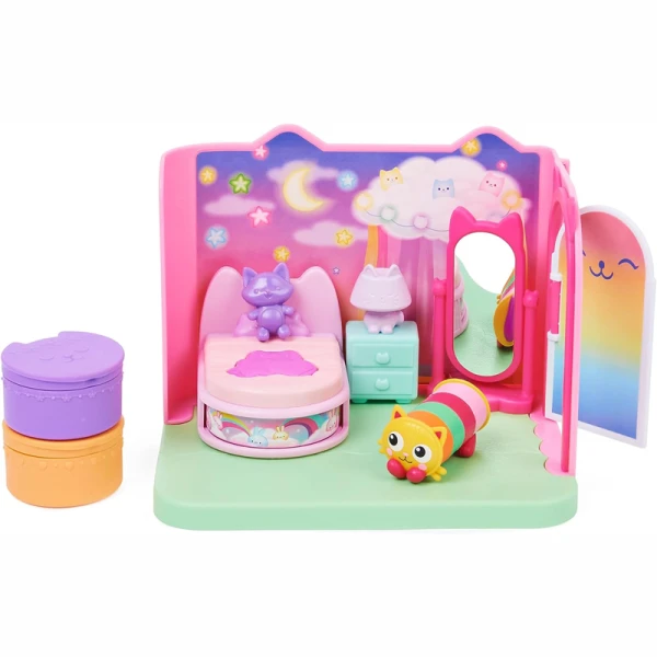 GABBY\'S DOLLHOUSE MINI SET DOLLHOUSE ROOMS - BEDROOM