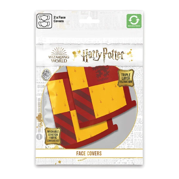 ΥΦΑΣΜΑΤΙΚΗ ΜΑΣΚΑ HARRY POTTER GRYFFINDOR 2 τεμ.
