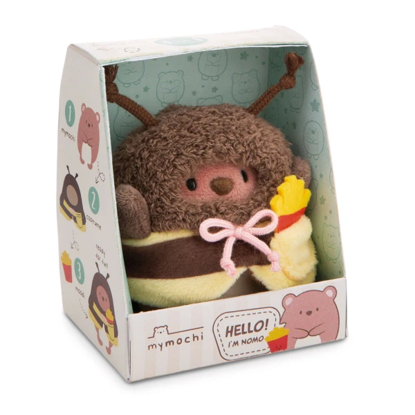 MY MOCHI PLUSH 8 cm IN GIFT BOX - BEAR NOMO BEE COSTUME