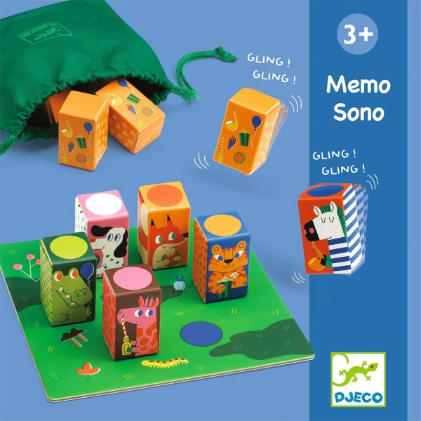 DJECO EDUCATIONAL MEMORY GAME WITH SOUNDS