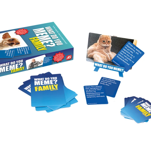 AS GAMES BOARD GAME WHAT DO YOU MEME? FAMILY FOR AGES 8+ AND 3+ PLAYERS