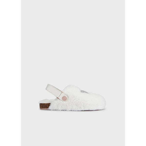 MAYORAL GLITTER STAR SLIPPER WHITE