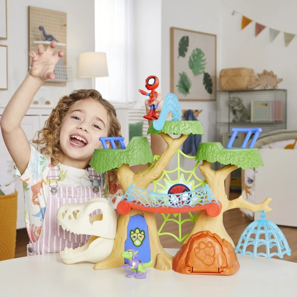 SPIDEY AND HIS AMAZING FRIENDS DINO WEBS PLAYSET