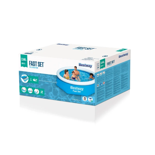 BESTWAY ΠΙΣΙΝΑ 244X61 cm FAST SET