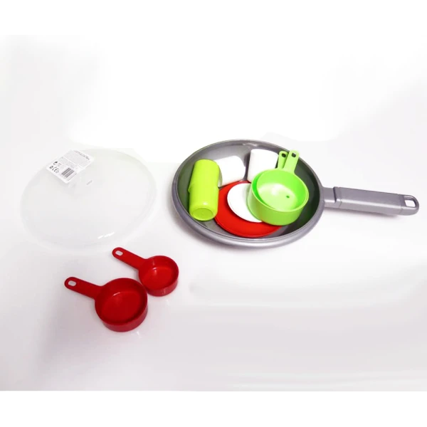 ECOIFFIER FRYING PAN WITH DINING ACCESSORIES
